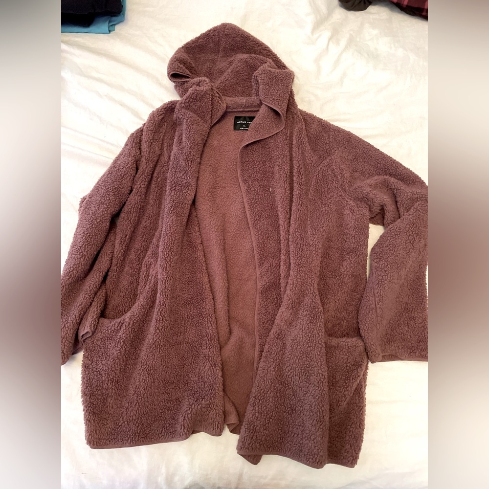 Cozy teddy sweater